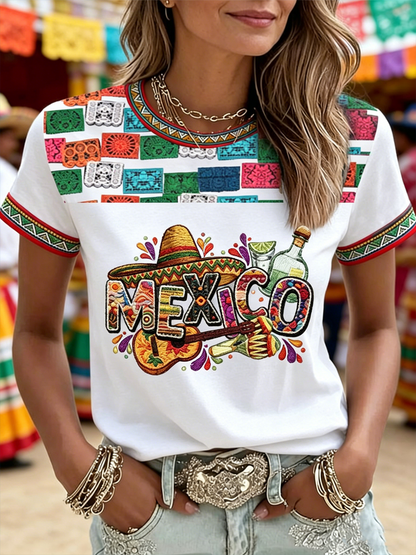 Women's Cinco de Mayo short-sleeved T-shirt