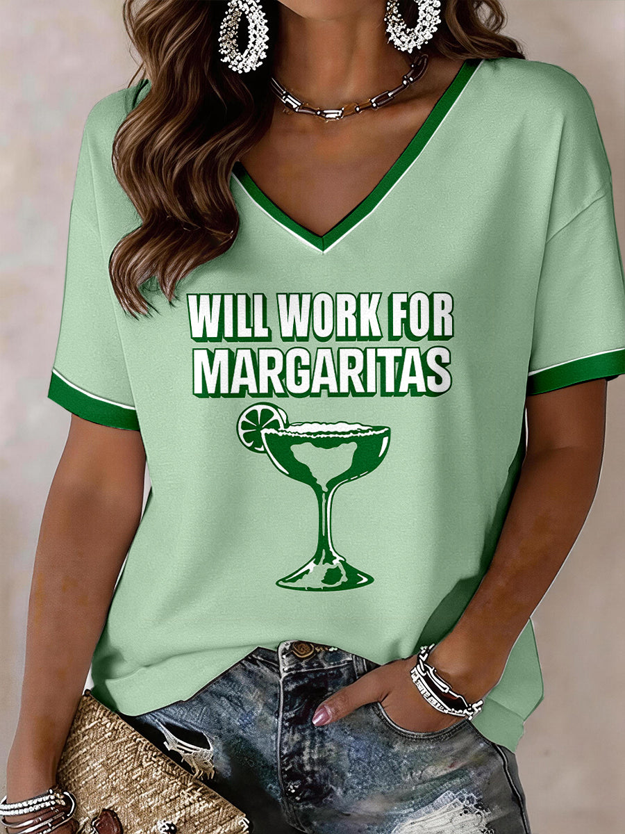 Women's Cinco de Mayo V-Neck T-Shirt