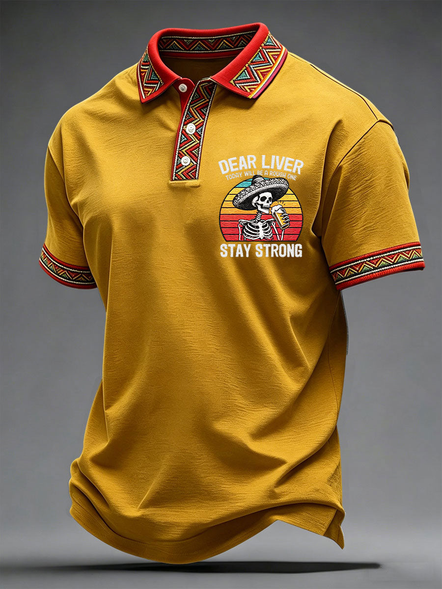 Men's Cinco de Mayo Printed Casual T-Shirt