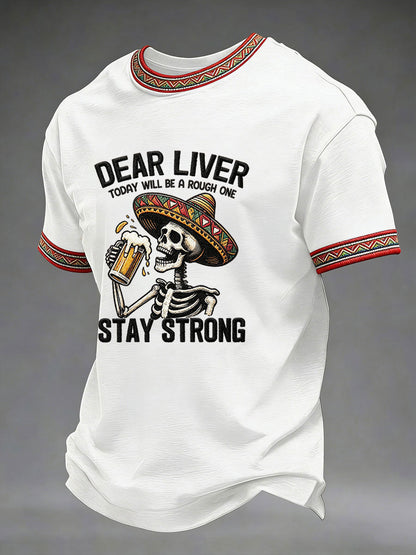 Men's Cinco de Mayo Printed Casual T-Shirt