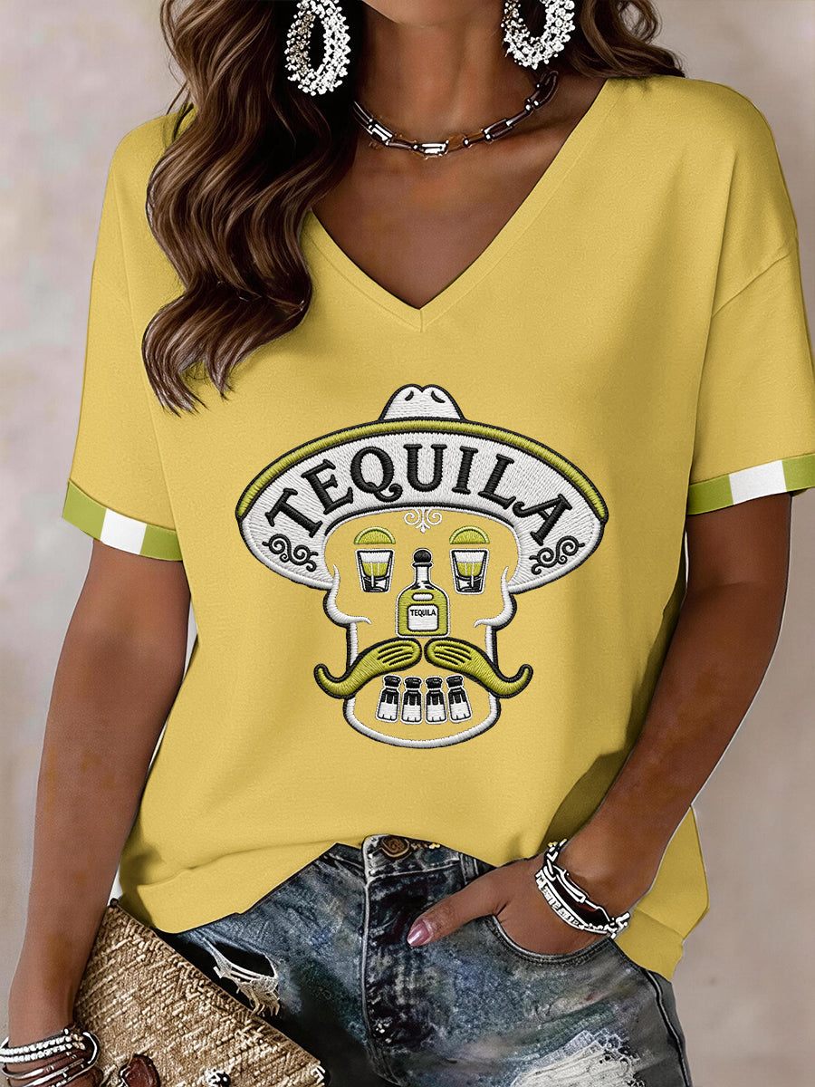 Women's Cinco de Mayo V-Neck T-Shirt