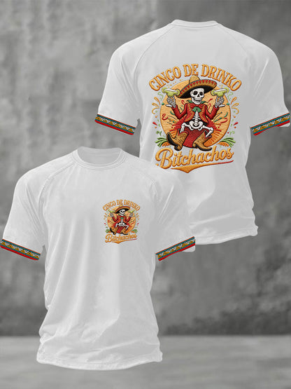 Men's Cinco De Mayo Print Short-Sleeve T-shirt