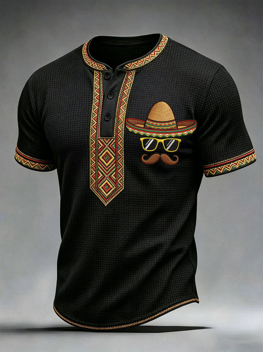 Men's Cinco de Mayo Waffle Tops