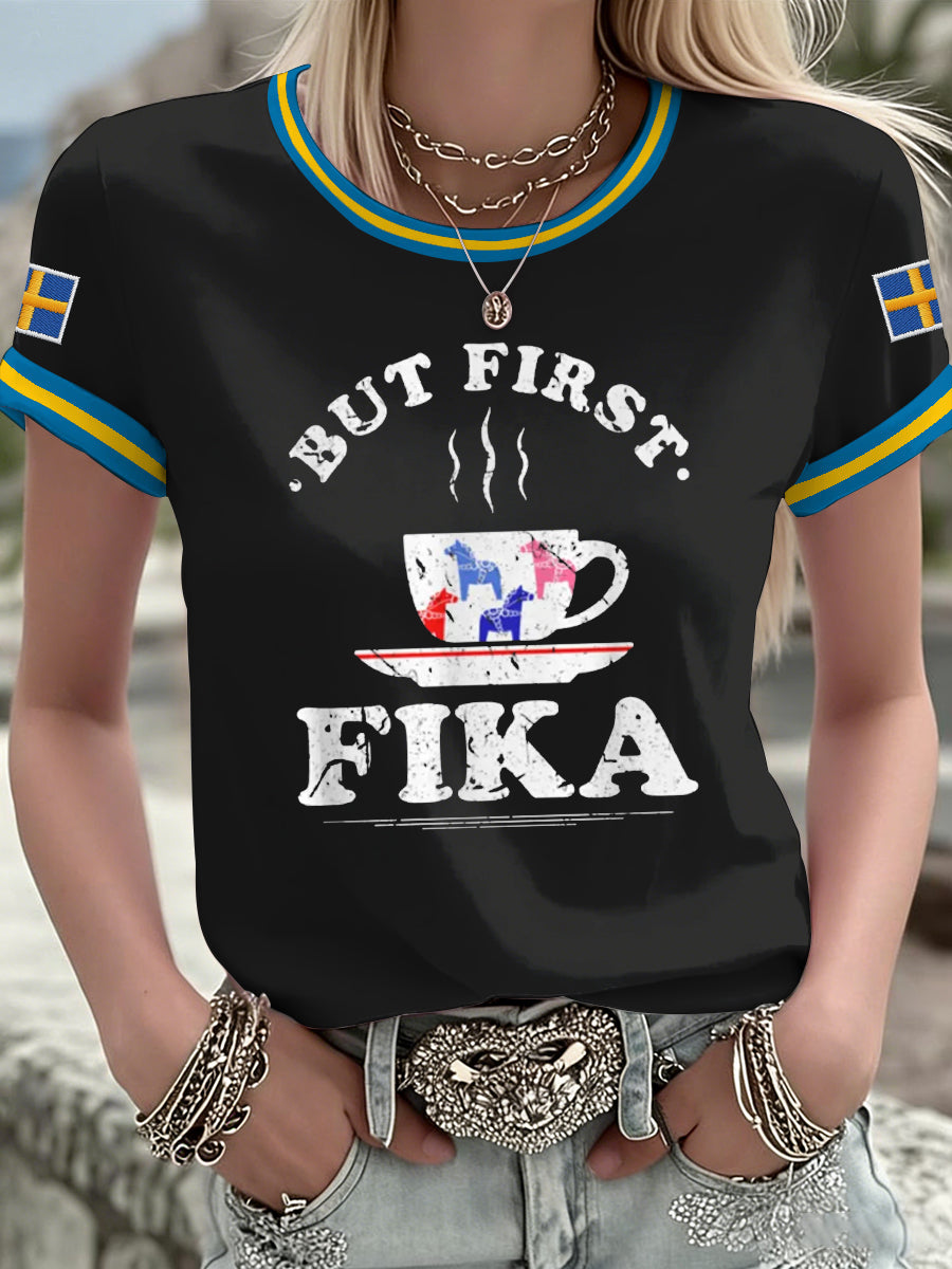 Women's Swedish Printed T-shirt