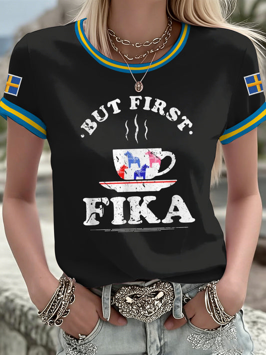 Women's Swedish Printed T-shirt