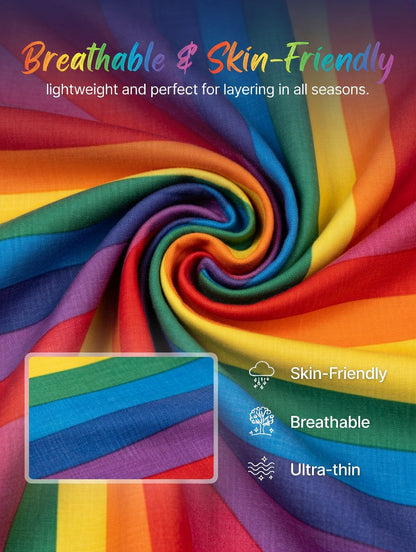 Men's Pride Month Rainbow Commemorative Art Shirt