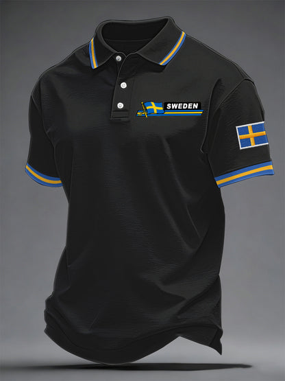 Men's Swedish Print Casual Top