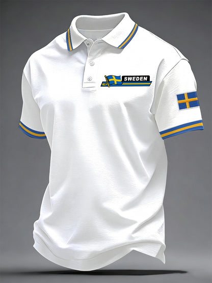 Men's Swedish Print Casual Top