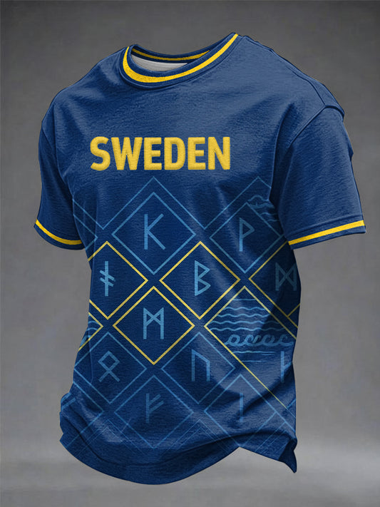 Men's Swedish Printed T-shirt