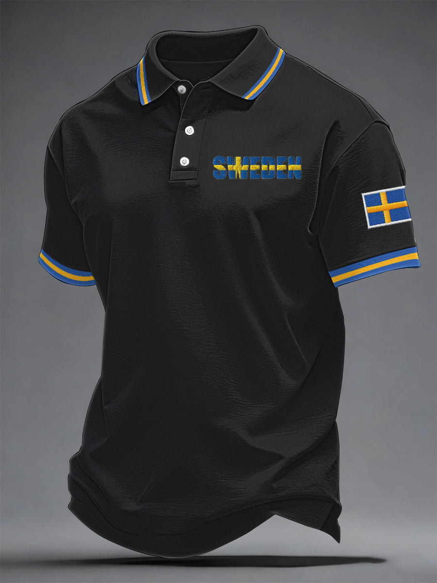Men's Swedish Print Casual Top