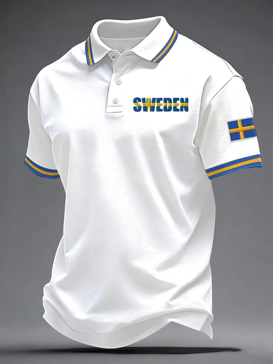 Men's Swedish Print Casual Top