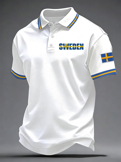 Men's Swedish Print Casual Top