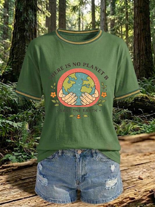 Women's There Is No Planet B Printed T-shirt