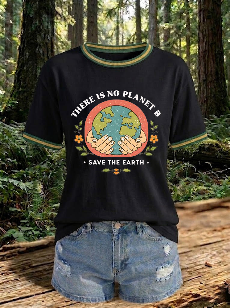 Women's There Is No Planet B Printed T-shirt