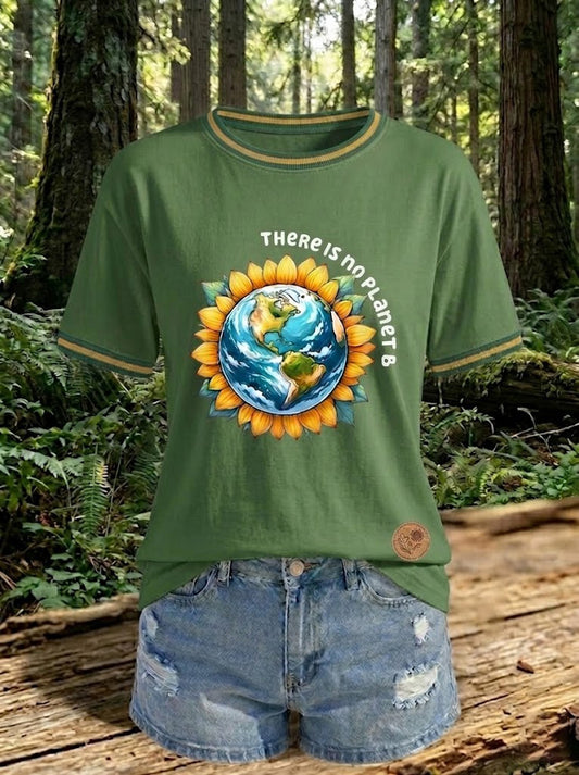 Women's There Is No Planet B Printed T-shirt