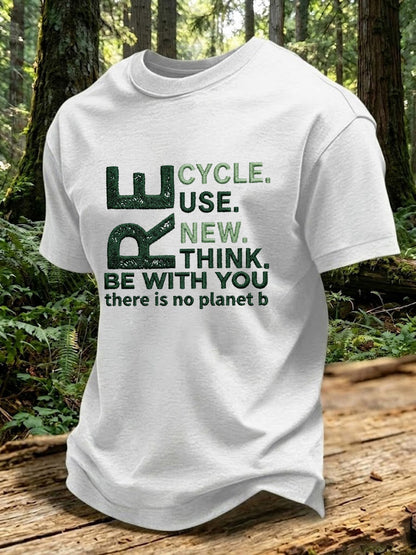 Men's There Is No Planet B Printed T-shirt
