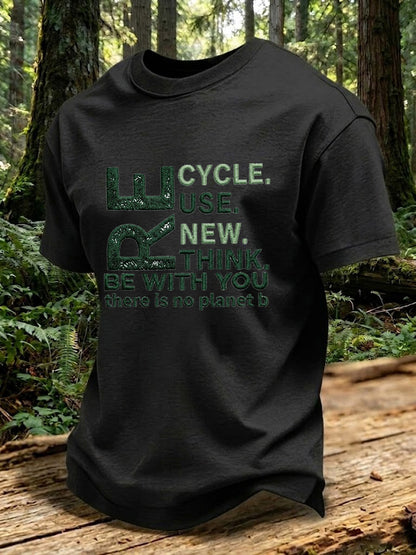 Men's There Is No Planet B Printed T-shirt