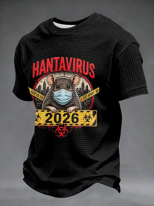 Men's Hanta Awareness 2026 Waffle T-Shirt