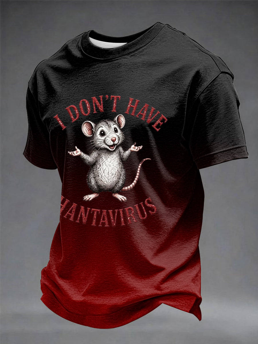 Men's Hanta Awareness Funny Short Sleeves T-Shirt