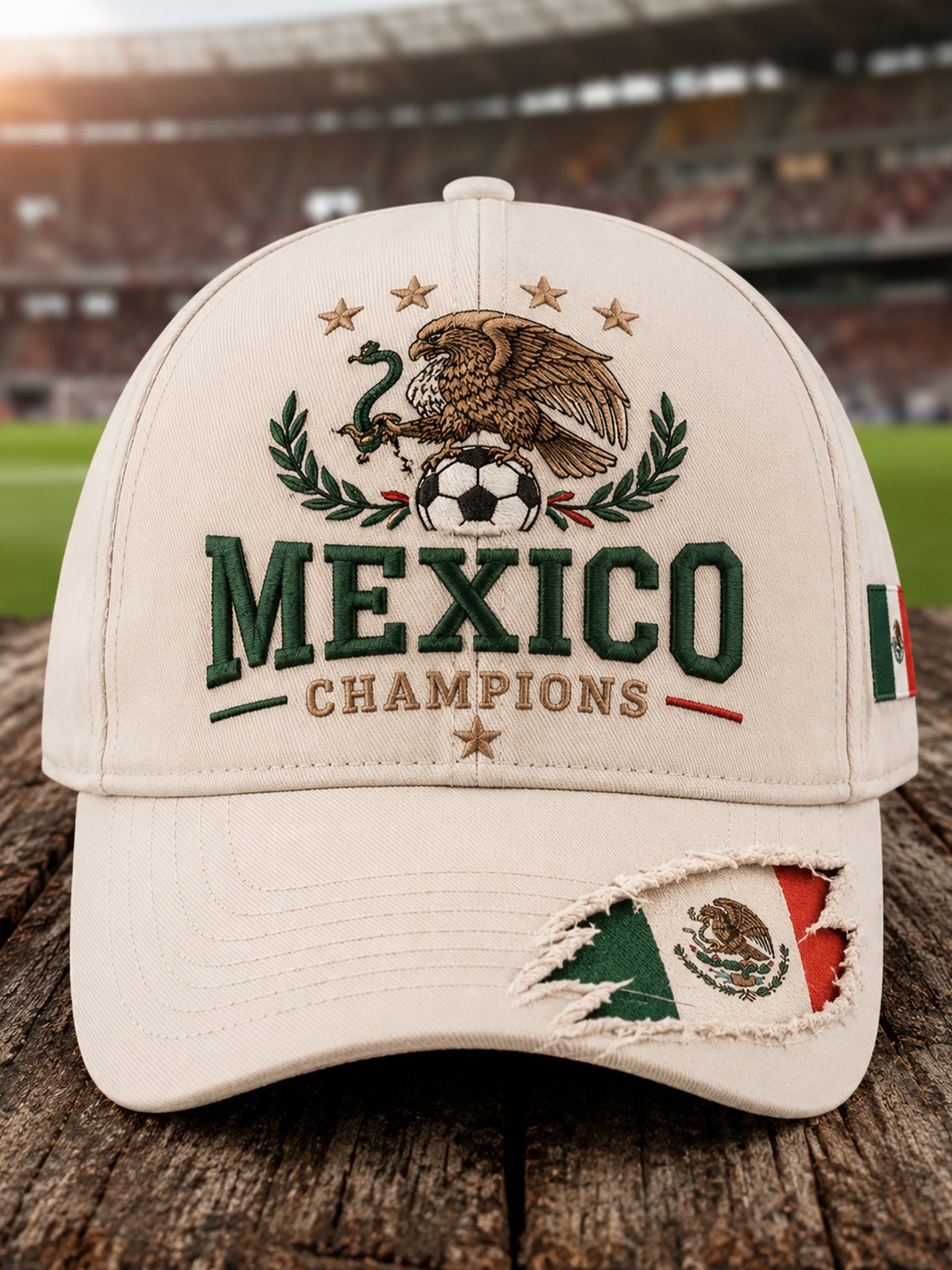 Unisex Mexican Soccer Match Cheering Art Print Hat