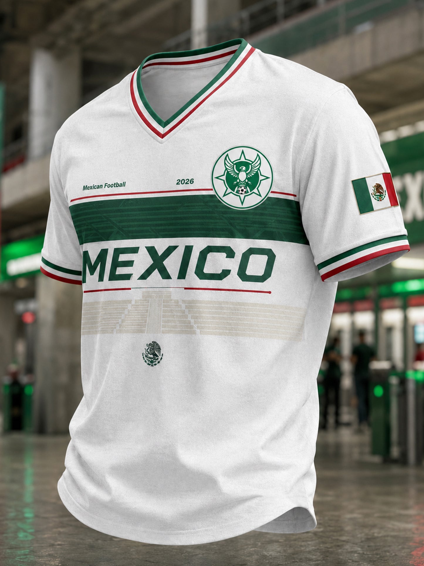 Mexican Football Match Cheering Element Art Print T-Shirt