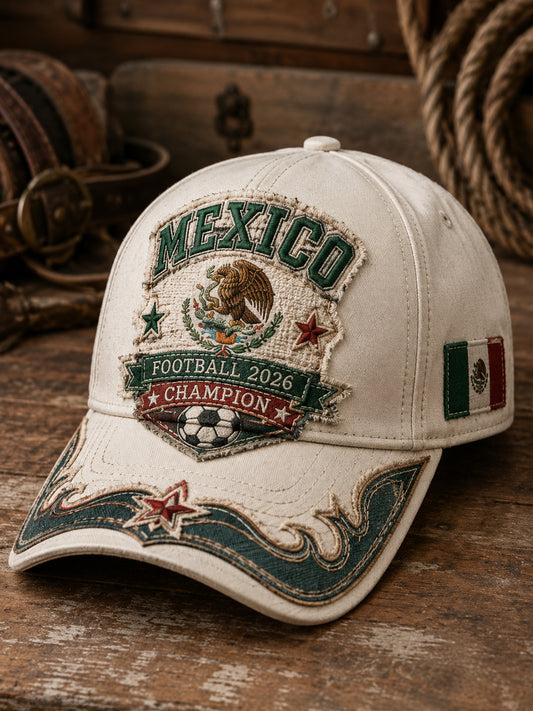 Unisex Mexican Soccer Match Cheering Art Print Hat