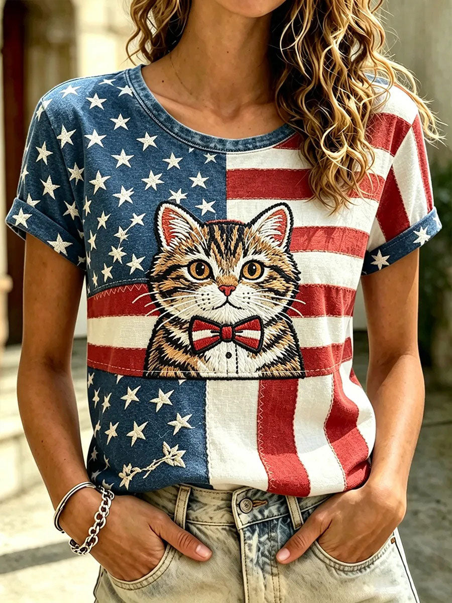 Women’s Cat Art Printed Casual Unisex Cap