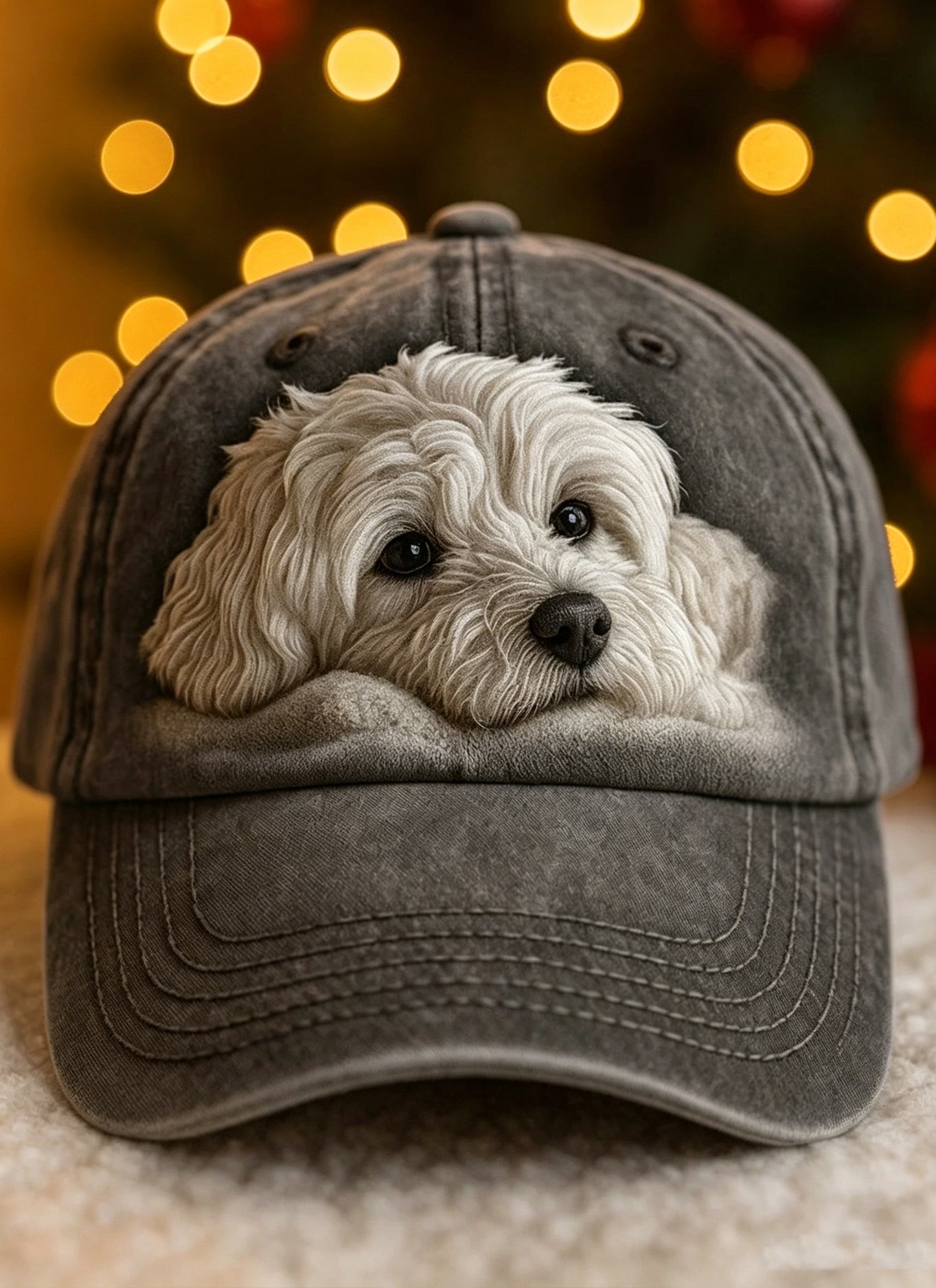 Men's Retro Animal Dog Print Hat