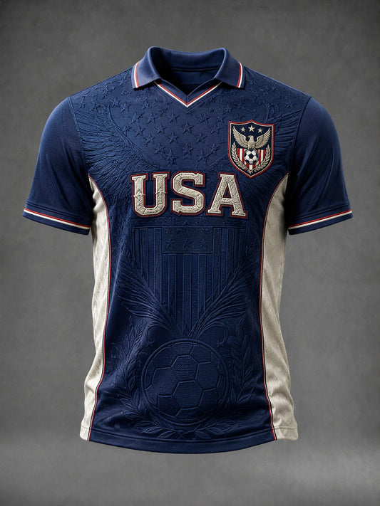 Men's USA Football Printed Shirt