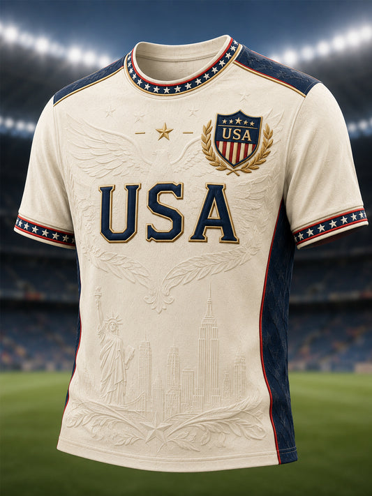 Men's United States Print Casual Tee