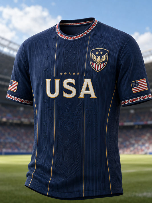 Men's United States Print Casual Tee