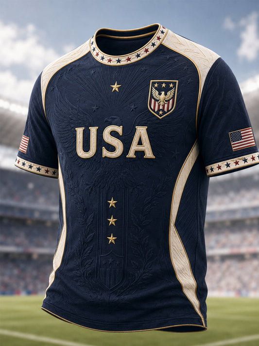 Men's United States Print Casual Tee