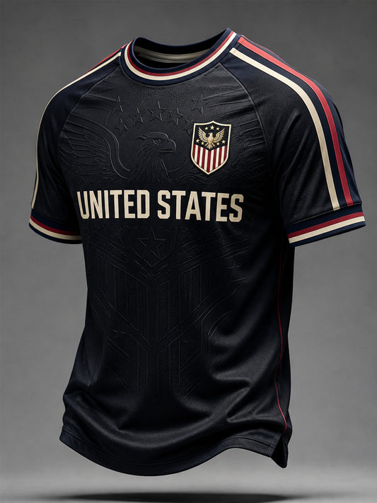 Men's Gift For Soccer Fans Print Casual Tee