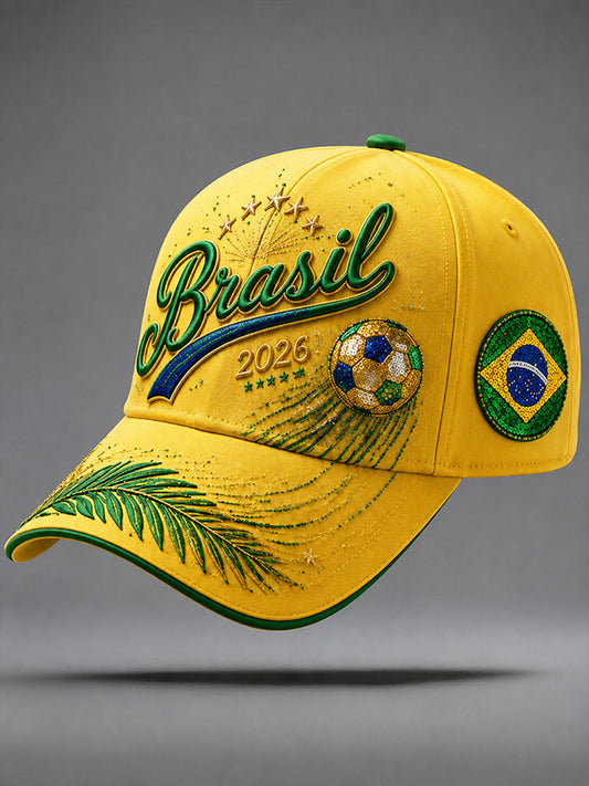 2026 Brazil Football Style Unisex  Hat