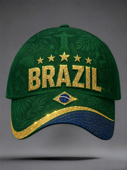 Unisex Brasil Print Hat
