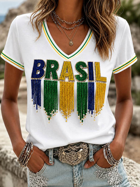 Women's short-sleeved T-shirt