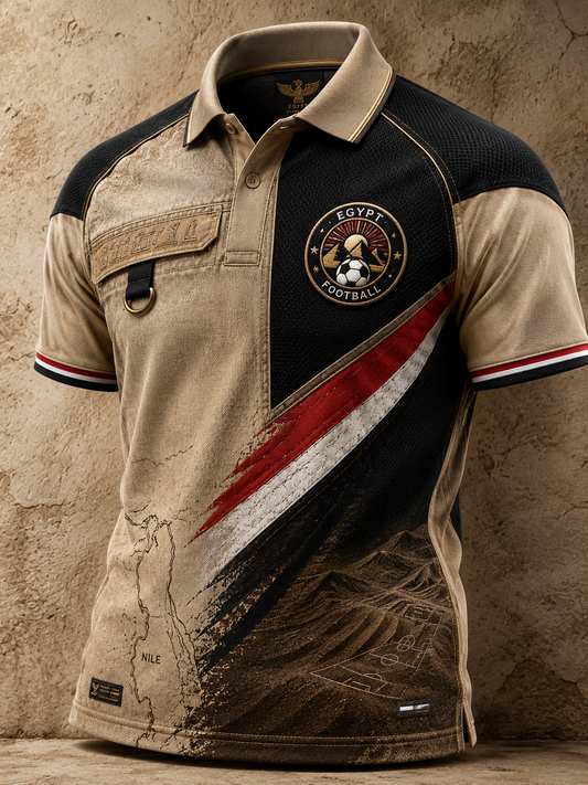 Men's Egyptian Football Short Sleeve Shirt