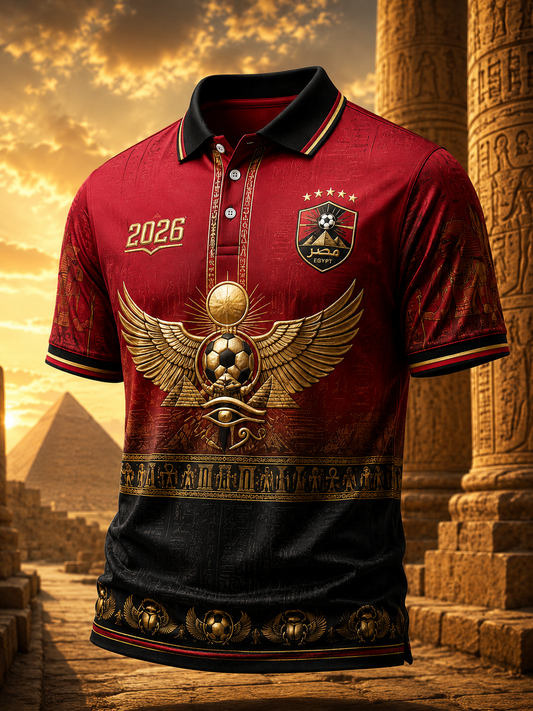 Men's Egyptian Football Short Sleeve Shirt