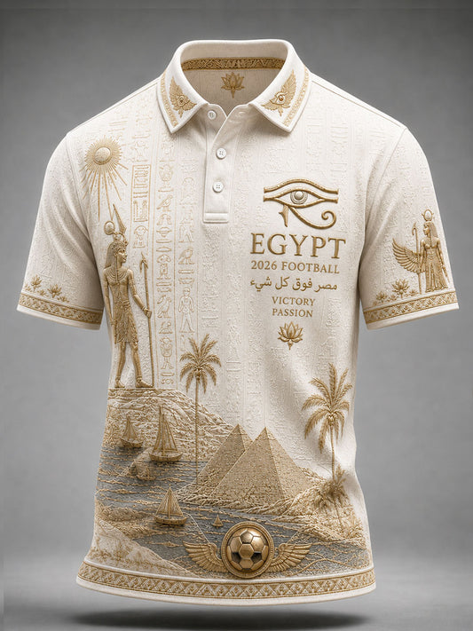 Men's 2026 Egypt Football Polo Shirt