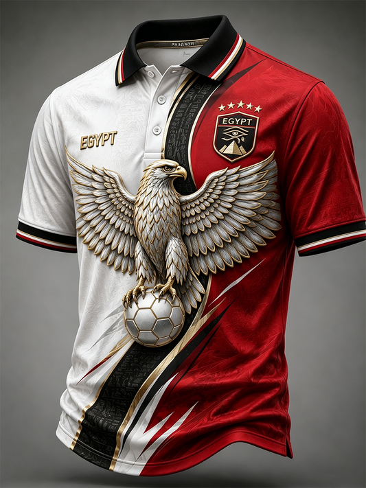 Men's Egyptian Football Short Sleeve Shirt