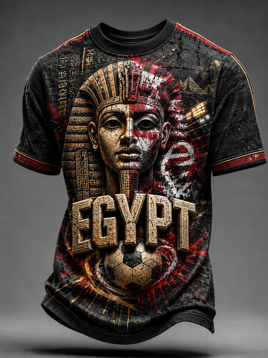 Men's Egyptian Football Short Sleeves T-Shirt