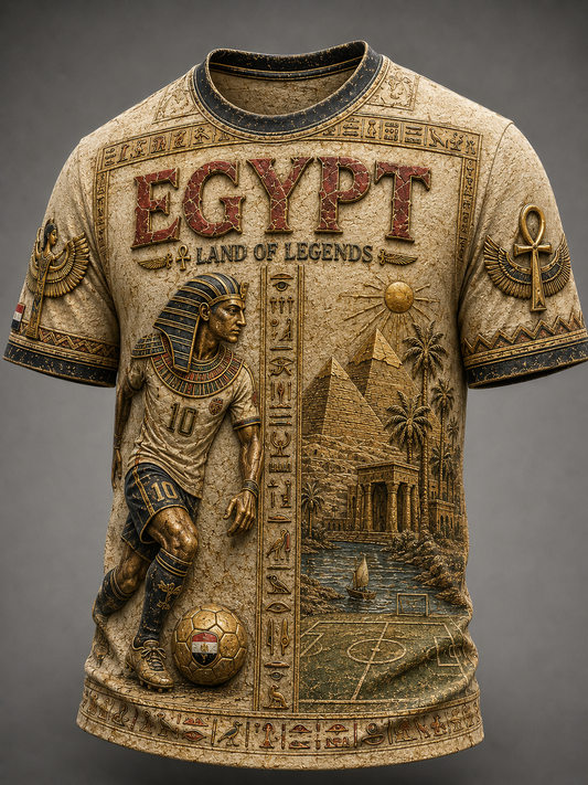 Men's Egyptian Football Short Sleeves T-Shirt