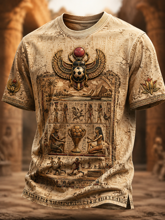 Men's Egyptian Football Short Sleeves T-Shirt
