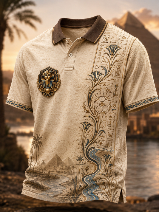 Men's Egyptian Football Short Sleeve Shirt