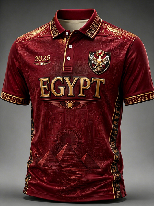 Men's Egyptian Football Short Sleeve Shirt