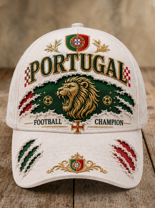 Unisex Portugal Football Match Cheering Art Print Hat