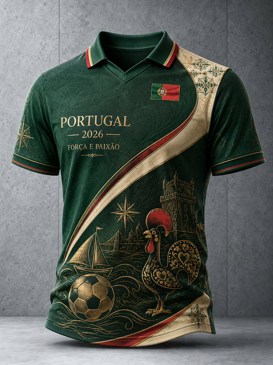 Men's 2026 Portugal Soccer Commemorative Jersey