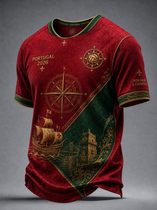 Retro 2026 Portugal Soccer Classic T-Shirt