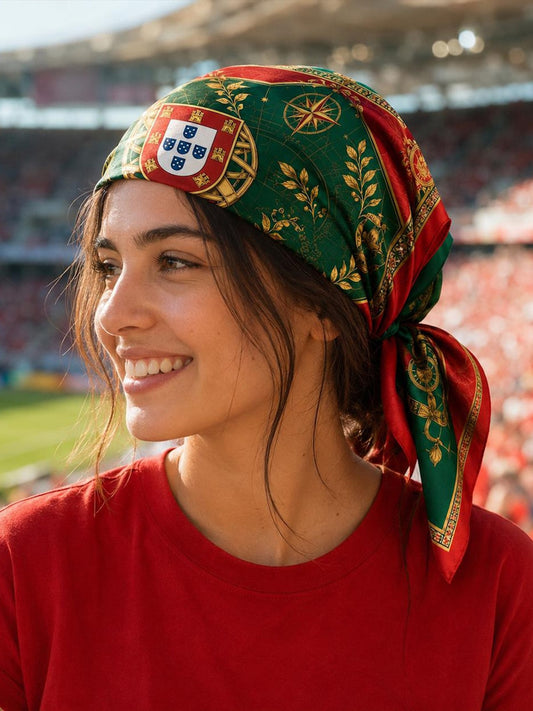 Unisex Portugal Football Lover Art Printed Bandana