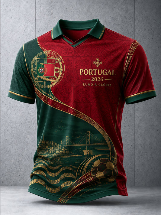 Retro 2026 Portugal Soccer Fan T-Shirt